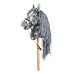 Hobby Horse Steckenpferd mit Trense Zügel