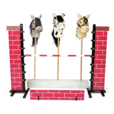 Zubehör Hobby Horse Hindernis Hürde Brick Wall für Steckenpferd-Spielpferd