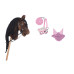 Hobby Horse Steckenpferd mit Trense Zügel