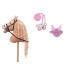 Hobby Horse Steckenpferd mit Trense Zügel