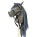 Set Hobby Horse-Steckenpferd+Trense anschraubbaren Schweif mit Halfter Set und Beutel 
