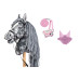 Hobby Horse Steckenpferd mit Trense Zügel